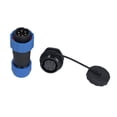 thumbnail image 4 of BRILLAR Enchufe de aviación IP68 conector impermeable tuerca trasera macho hembra Terminal 380V SP206 Pin, 4 of 10