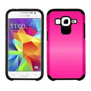 Samsung Galaxy Core Prime Prevail LTE / G360 TPU Slim Rugged Hard Case Cover Pink