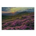 thumbnail image 3 of Nature Cutting Board, Flower Meadow on Mountain Valley with Horizon Sky Surreal Mother Earth Beauty Image, Decorative Tempered Glass Cutting and Serving Board, Small Size, Multicolor, by Ambesonne, 3 of 5