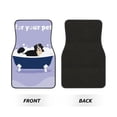 thumbnail image 2 of Honeii Bernese Mountain Dog Sitting Bath Tub Print Car Foot Mat Four-Piece Set - Front & Rear Universal Car Floor Mats for SUVs, Trucks, Sedans, 2 of 7