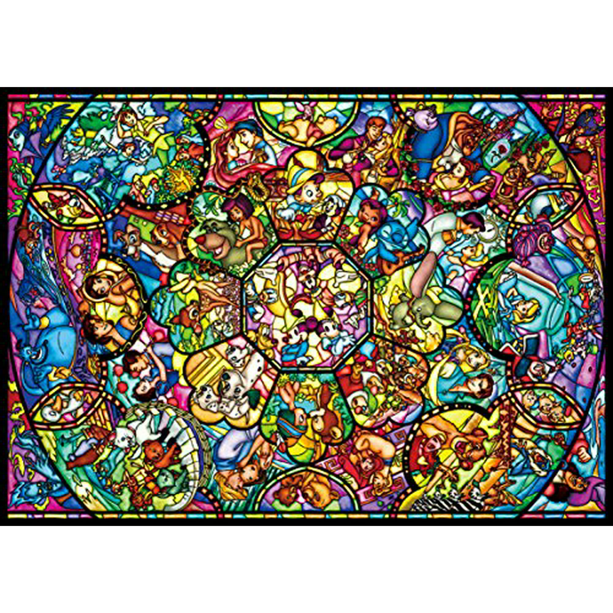 Tenyo Disney All characters Stained glass Jigsaw Puzzle (2000 Piece) |  Walmart Canada