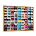 thumbnail image 2 of Designart "Colorful Patterns in the Cityscape II" Architecture Floater Framed Canvas Print, 2 of 7