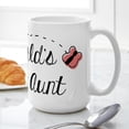 thumbnail image 6 of CafePress - World's Best Aunt - 15 oz Ceramic Large White Novelty Mug, 6 of 6