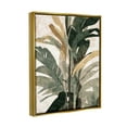 thumbnail image 4 of Stupell Industries Palm Plant Abstraction Botanical & Floral Painting Gold Floater Framed Canvas Art Print Wall Art, 25 x 31, 4 of 10