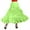 Green, variant on Flowy Skirt for Women Carnival Modern Dance Ballroom Practice Wear Mesh Layer Performance Latin Tango Chacha Social Dancing Womens Skirts Red L
