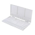 thumbnail image 1 of Caja de de acuare plegable de plástico 5 de grandes 20 pozos de soporte de pintura con orificio para el para acuare, go BLESIY paleta de acuarela con tapa, 1 of 8