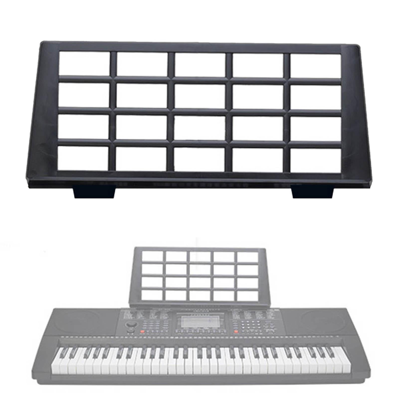 LeeQinersw 2 pcs Keyboard Sheet Music Stand Easy Install for Beginners Electronic Organ