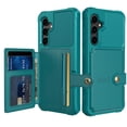 thumbnail image 4 of Funda de cuero con ranura para tarjetas magnéticas para Samsung Galaxy S23, S24 Ultra, S22 Plus, S21 FE, A14, A54, A34, A24, bolsa de bolsillo, 4 of 5