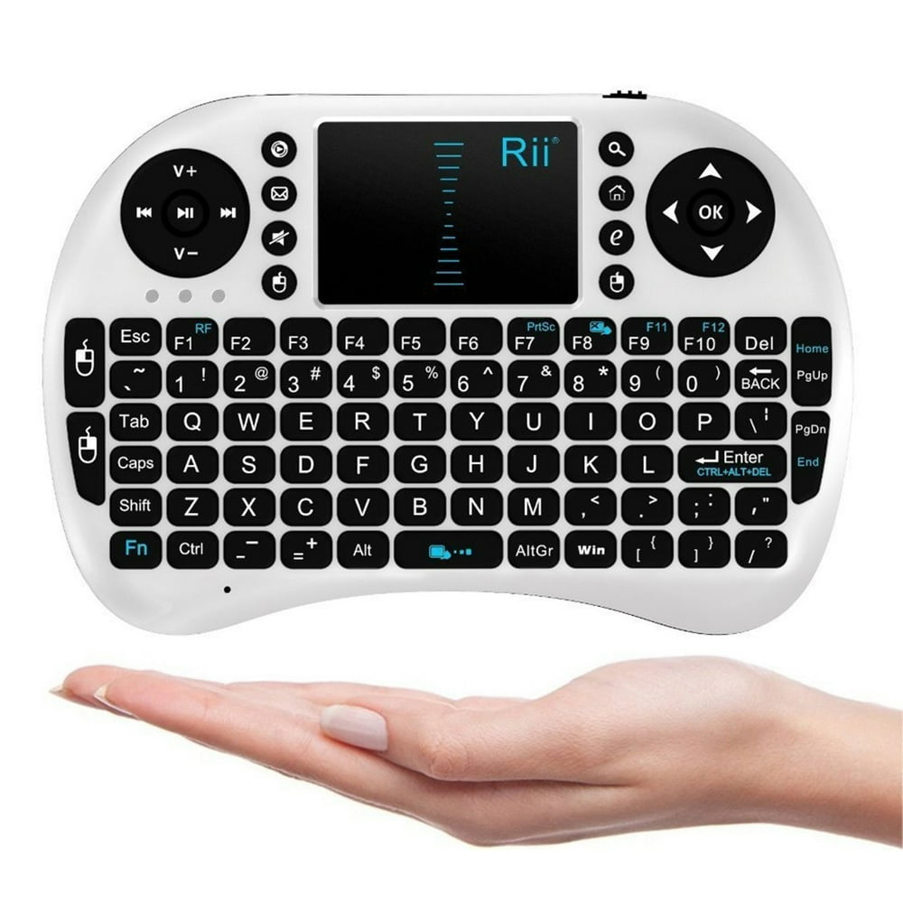Rii Mini i8 2.4G Wireless Keyboard with Touchpad for PC Pad Google