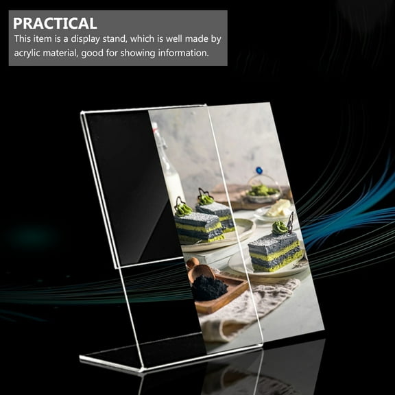 HONMEET Transparent Acrylic Display Stand Versatile Rack for Storage 3Pcs