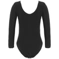 thumbnail image 2 of MSemis Kids Girls Classic Long Sleeves Leotards Ballet Dance Bodysuit, 2 of 3