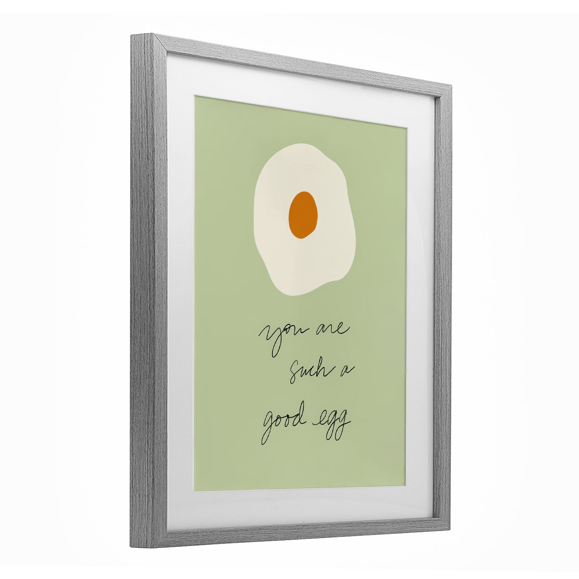 Stupell Industries You Are A Good Egg Gray Framed Print Under Glass, design by SD Graphics Studio