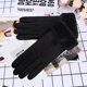 thumbnail image 1 of Guantes de cuero de invierno para hombres y mujeres, con forro polar, gruesos, resistentes al frío, cálidos, para ciclismo, antideslizantes, resistentes al frío, con pantalla táctil, guantes de, 1 of 6