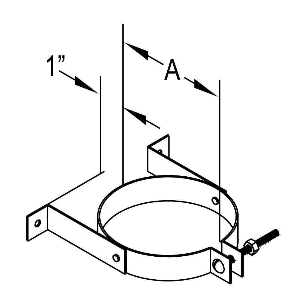 Duravent 46DVA-WS 4" Inner Diameter - Galvanized