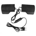 thumbnail image 1 of Portable Mini Clip USB Stereo Speaker Sound Bar Clipon Speakers for Notebook Laptop Phone Music Player Computer, 1 of 6