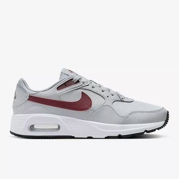 Men Nike Air Max SC Running Shoes Sneakers Grey Gray Maroon White CW4555 016