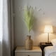 thumbnail image 4 of Tallo Artificial de Hierba de las Pampas, Textura Aterciopelada, Caña Decorativa, Arreglo Floral de 62 cm de Largo para Bodas, Fiestas, Decoración del Hogar, 4 of 6