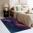 thumbnail image 3 of Colorful Rugs for Living Room Bedroom Entryway - Neon Rug 2x3 - Modern Art Carpet for Home Decor - Washable Non Slip Patterned Indoor Small Area Rug - Soft & Low Pile (ZN&676), 3 of 7
