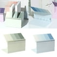 thumbnail image 2 of Practical Bookends Piano Key Book Support Gradients Color Book Stands Decorative Bookends for Students, 2 of 8