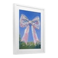 thumbnail image 2 of Stupell Industries Art Deco Iridescent Pink Bow in Meadow White Framed Print Under Glass, 17 x 21, by The Prints Vibe, 2 of 8