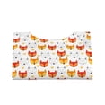 thumbnail image 2 of Pofeuu Cute Fox with Heart Print Tissue Box Cover, Modern Decorative PU Leather Rectangular Tissue Box Case Organizer Holder for Vanity Countertop, Night Stands, Livingroom, 2 of 7