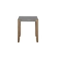 thumbnail image 2 of Newport 21" Square Faux Concrete and Wood End Table, 2 of 2