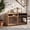 Light Wood Grain, variant on Laitimia Farmhouse Wooden Dog Crate Furniture with Flip Up Door & Storage Drawer, 26''H×20''W×24''D, Indoor Pet Kennel for Medium Dogs, White