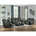thumbnail image 2 of ACME Imogen Power Reclining Sofa in Gray Leather-Aire, 2 of 2