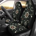 thumbnail image 1 of Nautical Anchor Pattern Universal Fit Car Seat Covers, 1 of 4