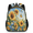 Bronze, variant on Colorful Butterflies Backpack, Lightweight Casual Daypack with Chest Strap & Water Bottle Pockets, Rainbow Colors Butterfly Animals Sports Travel Bag for Work