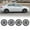 09-13 Corolla/09-14 Matrix/14-16 Corolla/17-19 Corolla/20-25 Corolla/23-25 Corolla Hybrid,Black Matte, variant on 4 Pack 16" Hubcap Wheel Cover for 2009-2013 Toyota Corolla,Wheel Rim Cover with Decorative Screws,Compatible with Steel Wheels,Snap on Hub Caps Replacement,ABS&PC Material,Black Matte