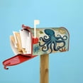 thumbnail image 6 of Ocean World Sea Octopus Magnetic Mailbox Covers, Mail Wraps Garden Yard Home Decor for Outdoor Standard Size 21x18 in, 6 of 6