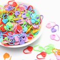 thumbnail image 4 of 1000pcs/pack Mixed Color Plastic Stitch Markers Small Clip Locking Crochet Latch Knitting Tools Needle Clip Hook Sewing Tool, 4 of 6