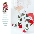thumbnail image 3 of Gibobby Calcetines de Navidad para mujer Calcetines Imprimir Calcetines Regalos Algodón Calcetines largos y divertidos para mujer Novedad Funky Calcetines lindos (Blanco, Unitalla), 3 of 5