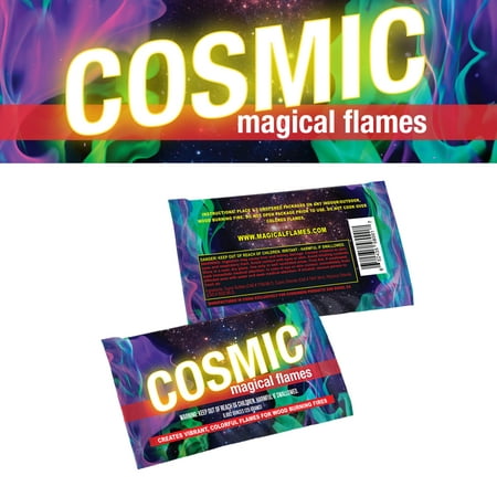 Cosmic Magical Flames: Creates Colorful Flames For Wood Burning Fires! (12