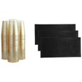 thumbnail image 1 of 50pcs 10oz Glitter S 3 piezas Bar Mat Derrame Mat Glass Mat, 1 of 5
