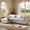 Beige, variant on 105" Chenille L-shaped Modular with Ottoman,3-Seater Cloud Couch with Upholstered & Pillow, Comfy Sleeper Sofa for Living Room, Bedroom, Office, Apartment, Easy Assembly