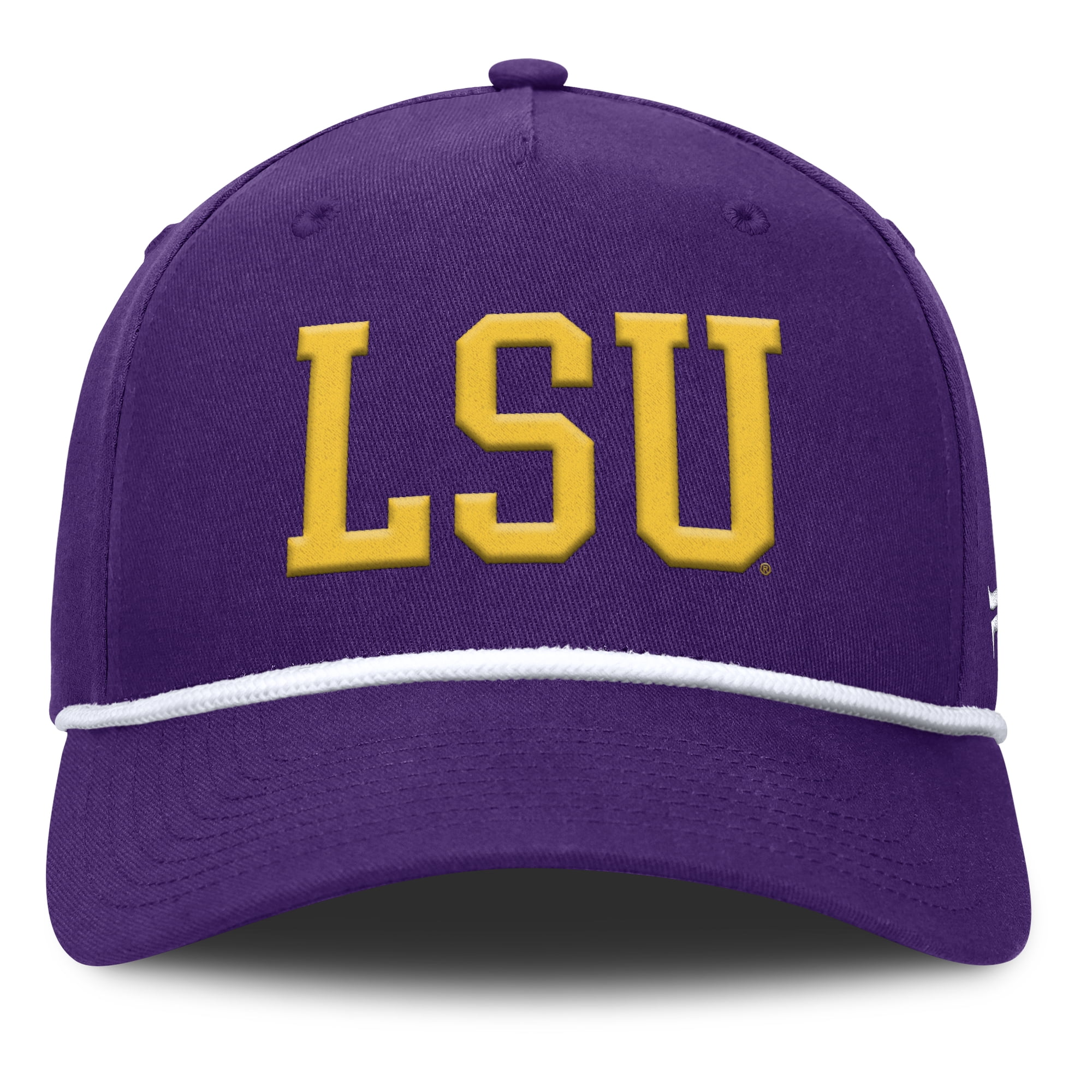 Men's Fanatics  Purple LSU Tigers Foul Ball Rope Adjustable Hat