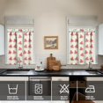 thumbnail image 4 of Kitchen Curtains 36 Inch Short - 3 Panel Set Watermelon Print, Rod Pocket Window Curtains 100% Polyester, Tropical Fruit Valance for Farmhouse, Cafe, Living Room, Bedroom, Easy Wash, 4 of 6