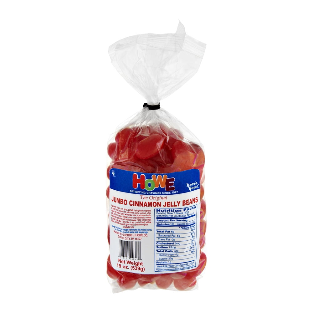 Howe Jumbo Cinnamon Jelly Beans, 19 Oz.