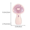 thumbnail image 3 of Summer Savings! Boovnll Portable Fan, Adjustable High Speed USB Rechargeable Fans Lightweight Compact Handheld Fan for Outdoor, Travel, Camping, Vacation, Summer Gift, Mini Fan - Fan, 3 of 6