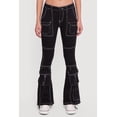 thumbnail image 4 of Women's Flare Leg Cargo Jeans, 4 of 5