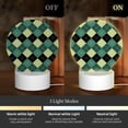 thumbnail image 3 of Naloa Green Squares Acrylic LED Night Light Custom LED Lights Personalized Nightlight Customized Gifts for Family Couples Friends, 3 of 9