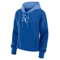 thumbnail image 2 of Women's Fanatics Royal Kansas City Royals Oversized Legacy Favorite Spectator Pullover Hoodie, 2 of 3