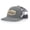 Heather Grey/American Flag, variant on Patriot Pride Men's Snapback Mesh Trucker Hat - America 250 Year of Freedom Spread Eagle Wings Wood Patch, Khaki/Brown