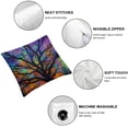 thumbnail image 4 of Acheng  Colorful Watercolor Spring Life Tree Farmhouse Pillow Cover  Decorative Square Throw Pillow Cover  for Sofa Couch Decoration White, 4 of 6