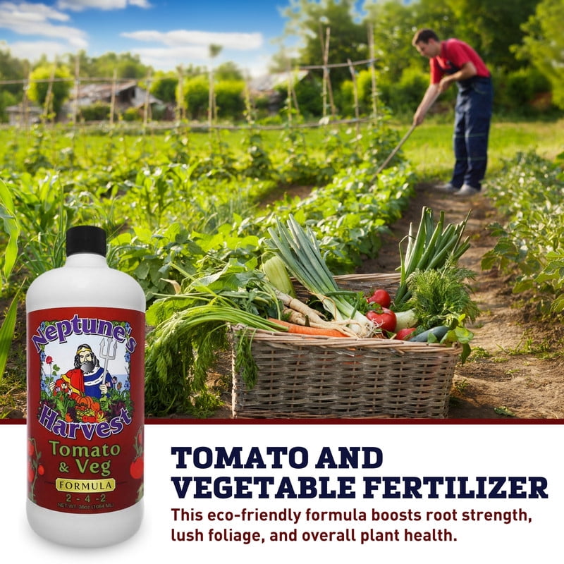 NEPTUNES HARVEST QT Tom/Veg Fertilizer TV136