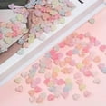 thumbnail image 5 of HOOUN Colorful Heart Loose Acrylic Beads Popping Crack Beads for DIY Jewelry Making-light pink, 5 of 9