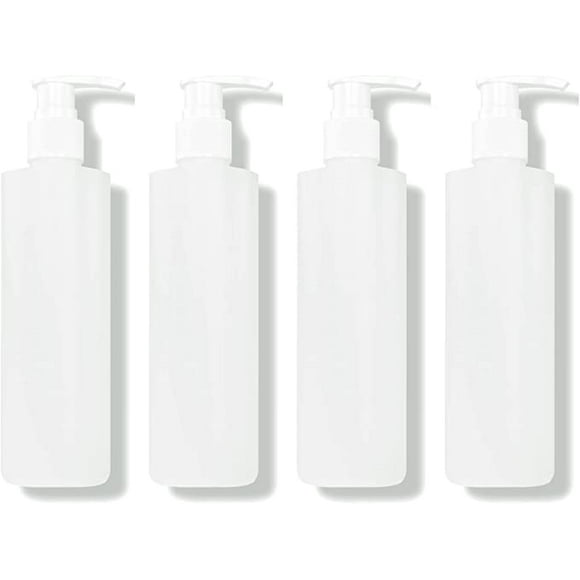 4 PACK Lotion Bottles with Pumps 4oz