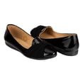 thumbnail image 1 of Zapato Flat Liston Dama Stampa 03854 negro 25.5, 1 of 5